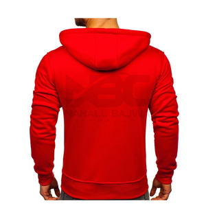 ซิปมีฮู้ดสำหรับผู้ชาย COLOUR Claret hoodies กำหนดราคาดีที่สุดกลางแจ้งลำลองแบบรูดซิปขึ้นมีฮู้ดผลิตในปากีสถาน - Product Image 4