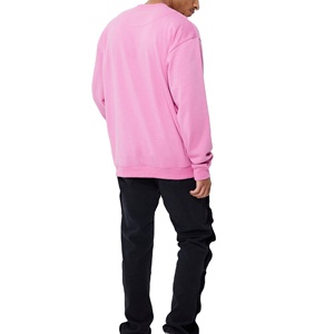 Sweat-shirt en coton surdimensionné pour homme, look urbain minimaliste, sweat-shirt unisexe à col rond, SWEAT-SHIRT MADE BY BS 2026 - Product Image 3