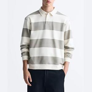 2025 qualité supérieure 100% coton mélangé polo à manches longues meilleur pour l'été doux séchage rapide respirant - Product Image 4