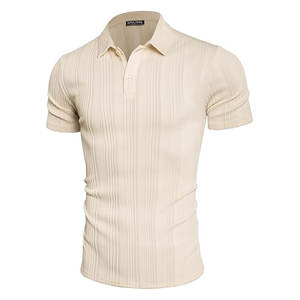 Vente en gros de polos pour hommes t-shirt uni blanc t-shirt unisexe t-shirt avec logo personnalisé vêtements de polo de sport de golf chemises polo imprimées - Product Image 4