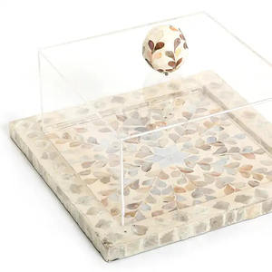 For <b>Ramadan</b> Eid <b>Gifts</b> Quality Mother of Pearl Inlay Mubkhar Incense burner Mubkhar burner Suitable - Product Image 3