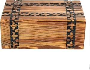 <b>Urn</b> for Human <b>Ashes</b> Adult Antique Finish Handcrafted Wooden <b>Urn</b> Home <b>Pet</b> and Animal Love Memory Storage - Product Image 3