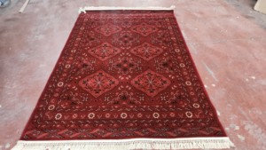 Alfombra Oriental Turca Antigua Hecha a Máquina, Resistente a las Manchas, de Pelo Alto, Decoración del Hogar, Estilo Afgano Rojo - Product Image 2