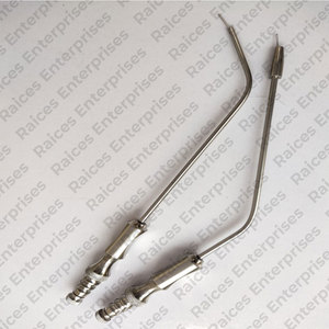 Kit de tubes d'aspiration Frazier professionnels en acier inoxydable, best-seller, à alimentation manuelle, instrument de haute qualité certifié CE - Product Image 1