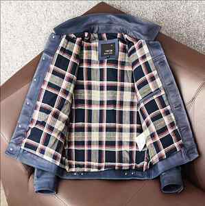 OSTROWEARS ENTERPRISES Veste de moto d'hiver à col montant mince grande taille en cuir PU avec fermeture éclair pour hommes - Product Image 4