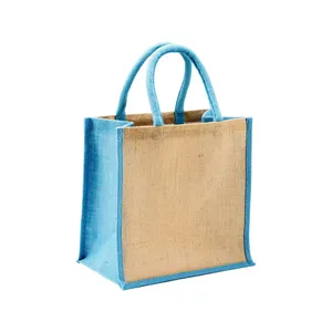 Borsa Shopper Mini Personalizzata Color Juta, Gadget Personalizzati per Uso Promozionale - Product Image 5