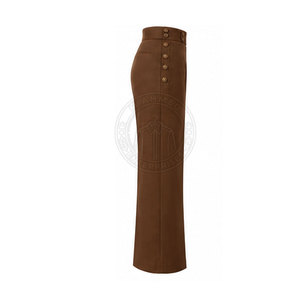 Pantalon de guerre napoléonien artisanal détaillé, design historique, coutures soigneusement placées, fermeture sécurisée, toile légère - Product Image 6