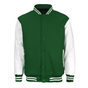 Men's Classic Coated Stand Collar Hooded Zipper Closure <b>Vintage</b> Baseball Letterman <b>Varsity</b> <b>Jacket</b> - Product Image 4