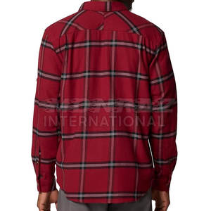 Camisas de franela ajustadas a la moda para hombre, patrón colorido, 100% algodón, corte moderno para Otoño Invierno - Product Image 4