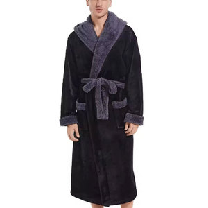 Batas de Baño para Hombre, Cómodas y Suaves de Algodón, para Spa, Baño, Hogar y Relajación - Product Image 1