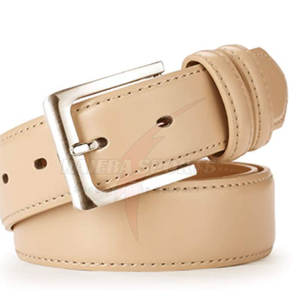 Ceinture habillée de qualité supérieure pour homme Logo personnalisé Cuir de vachette à la mode avec épingle en acier pour boucle Offre Spéciale - Product Image 4