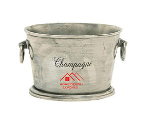 Customized Logo Printed <b>Champagne</b> <b>Bucket</b> Finished Beverage Wine Cooler with Stands for Barware Nightclub Party Decor Hot Selling - Product Image 1