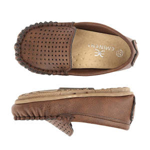 Mocasines Chase Value para Niño (1231-1) - Cuero Sintético Marrón Talla 20 - Product Image 6