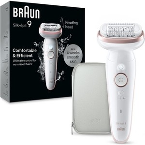 Depiladora original Braun Silk-epil 9 9-341 con cabeza flexible, depilación facial para mujeres y hombres, afeitadora y recortadora - Product Image 3