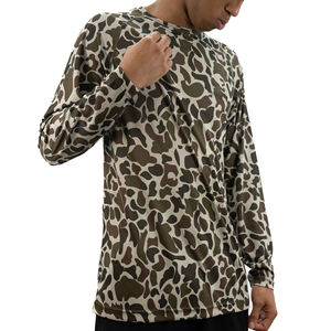 Chemises de pêche respirantes à sublimation intégrale pour hommes, de haute qualité, personnalisées, anti-UV, manches longues, séchage rapide, maillot de pêche - Product Image 4