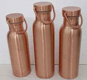 Botella de agua de cobre con vaso Envío rápido, excelente servicio al cliente y a prueba de fugas, duradera y elegante - Product Image 5