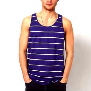 Bas quantité minimale de commande personnalisé hommes été Gym Stringer coton Jersey débardeur chaîne musculation entraînement hommes débardeurs - Product Image 6