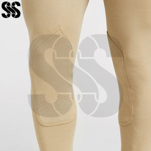 Culottes d'équitation de qualité supérieure pour hommes, mélange de coton/polyester/spandex, extensible, coupe ajustée, durable pour l'entraînement équestre, utilisation en extérieur - Product Image 5