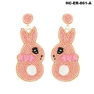 Superbes boucles d'oreilles en perles de rocaille pour filles et femmes avec des motifs complexes et des combinaisons de couleurs vives. - Product Image 3
