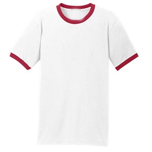 100% coton respirant hommes t-shirt col rond athlétique t-shirts à manches courtes sport Logo personnalisé conception sonnerie t-shirt pour hommes - Product Image 4