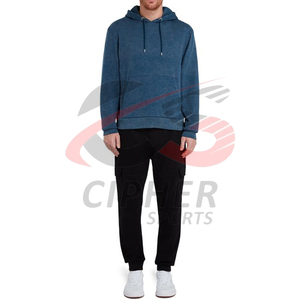 Sweat à capuche 100% coton de haute qualité délavé à l'acide vêtements d'hiver décontractés prix de vente entier - Product Image 3