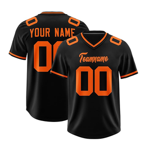 Camiseta de fútbol americano personalizada de nuevo diseño de tendencia, ropa deportiva Premium multicolor, camiseta transpirable e impresa - Product Image 1