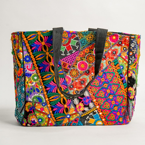 Nouveau style de sac brodé en coton Sac à main de luxe pour femmes pour le shopping cosmétique - Product Image 2