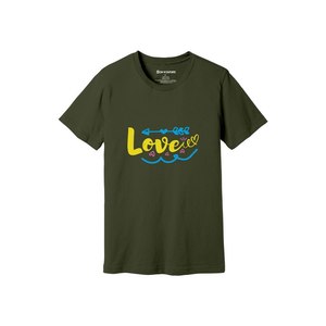 Camiseta de algodón 100% con temas de bondad, estampado de estilo informal, 12 opciones de color, 160-180, colocación de diseño personalizable GSM pesado - Product Image 1