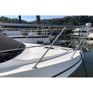 Yate a motor de lujo Carver 366 de 2004 con motor interno, casco de fibra de vidrio para turismo, cruceros, pesca y deportes, con mano de obra soldada. - Product Image 1