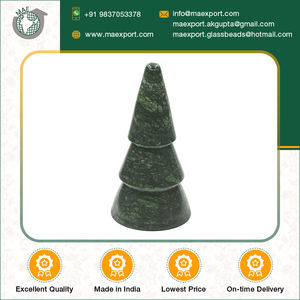 Decoración de escritorio de mesa con forma de árbol, diseño elegante personalizado, papel de mármol verde, peso de calidad superlativa para uso en oficina - Product Image 2