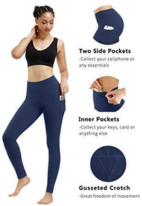 Pantalones de Yoga de Cintura Media de Algodón para Mujer, Transpirables, Antibacterianos, de Secado Rápido, Control de Abdomen, Leggings Deportivos con Elasticidad en 4 Direcciones - Product Image 5