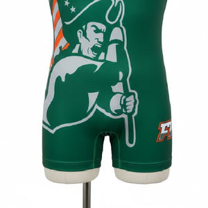 In New Arrival Wrestling Wear With Customize Design Men's Cool Dry Wrestling Singlets Made In Pakistan - Product Image 4