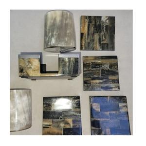 Sous-verres en corne viking naturelle finis à la main en gros, meilleure qualité, articles de cuisine, sous-verres de table, sublimation, sous-verres en corne - Product Image 1