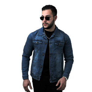 2024 haute qualité mode automne décontracté surdimensionné veste Denim jean veste pour hommes fabriqué au Pakistan - Product Image 1