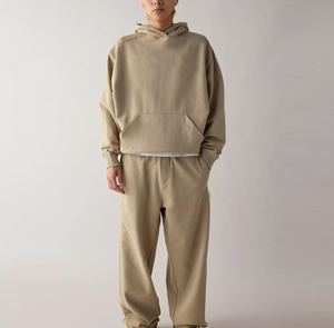 ชุดออกกำลังกายกลางแจ้ง ชุดกีฬาผู้ชาย ชุดวอร์มผู้ชาย ชุดฝึกซ้อมและวิ่ง ชุดสองชิ้น เสื้อฮู้ดดี้ ชุดวอร์ม - Product Image 2