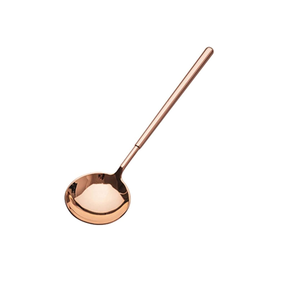 Brass & Soup Spoon Serving Set of 1 for Wholesale Custom Price <b>Flower</b> Design <b>Single</b> Piece - Product Image 2