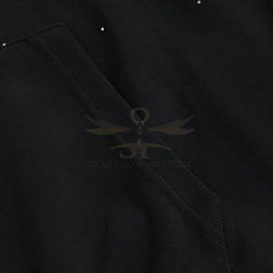 Sweat à capuche décontracté en strass avec pierre scintillante Sweat à capuche en strass à la mode et confortable - Product Image 4