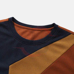 Vêtements décontractés d'été pour hommes, T-shirts légers et durables de qualité supérieure en polyester/coton - Product Image 3