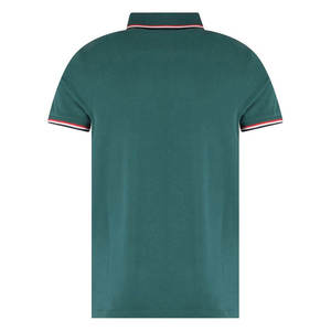 เสื้อโปโลผ้าฝ้ายแขนสั้นสำหรับผู้ชายเสื้อโปโลผ้าฝ้ายสีพื้นออกแบบใหม่ - Product Image 2