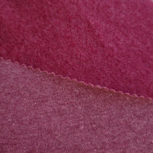 Tissu polaire brossé d'un côté de haute qualité en gros, respirant, 94% polyester, 6% élasthanne, pour vêtements - Product Image 5