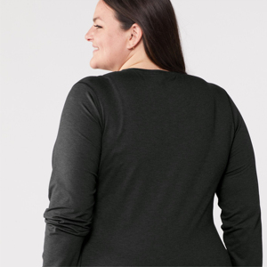 Venta al por mayor de camisetas transpirables de gran tamaño de algodón y poliéster para mujer, camisetas personalizadas de nuevo diseño, camisetas de manga larga para mujer de la mejor oferta - Product Image 4