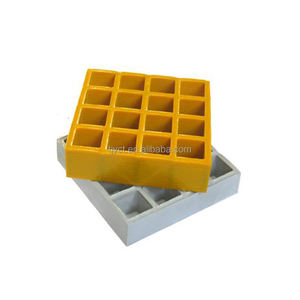 Grille de drainage en plastique OEM, grille de drainage en fibre de verre renforcée, prix de la grille de drainage en fibre de verre, panneaux de grille en fibre de verre - Product Image 6