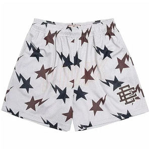 Moda de verano, ropa deportiva, pantalones cortos de entrenamiento, pantalones cortos para hombre, logotipo personalizado de alta calidad, los mejores pantalones cortos de malla de estilo callejero para el verano - Product Image 2