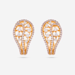 Boucles d'oreilles pendantes en zircon, modèle 190438 - Product Image 1
