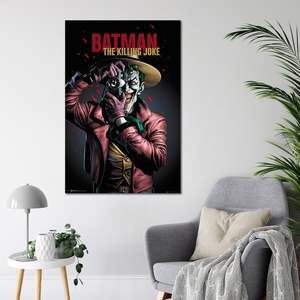Affiche Batman le Joker de style moderne, cadre noir, décoration murale, art sur papier - Product Image 2