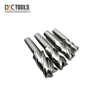 Fraiseuses carrées OEM haute performance pour le travail des métaux et l'usinage industriel, en acier rapide, 2/3/4 dents, revêtement TiAIN/AlCrN