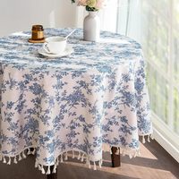 Articles les plus vendus - Nappe florale - Nappe en lin |   Housse de table personnalisée écologique de luxe pour la salle à manger à domicile