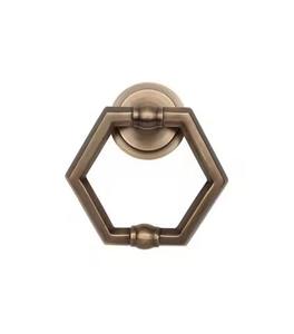 Classic <b>Gold</b> Metal <b>Door</b> <b>Knocker</b> Vintage Front <b>Door</b> Decoration Durable Ring Handle Home Villa Entrance Hardware Accessory - Product Image 2