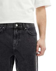 Pantalones de mezclilla de algodón 100% de talla grande, sueltos apilados, lavados a la piedra, verano, borde crudo, calle alta, estilo Hip-Hop, bolsillos múltiples - Product Image 4