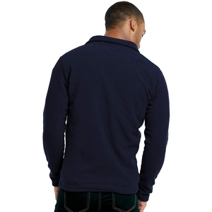 Veste thermique en polaire pour homme de haute qualité, noire, sur mesure, en gros, fermeture éclair intégrale, col montant, vêtements de rue, veste chauffante - Product Image 3